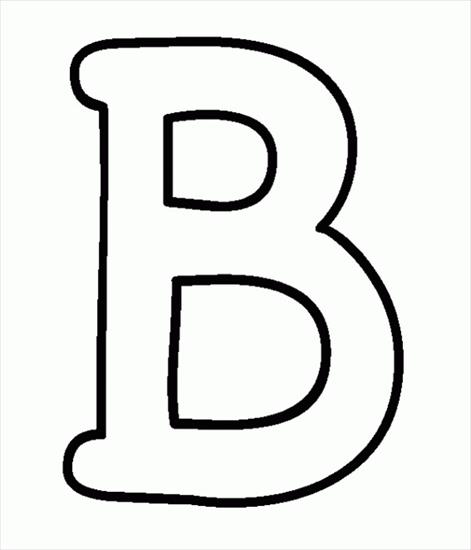 alfabet do kolorowania - B.gif