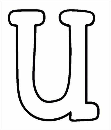 alfabet do kolorowania - U.gif