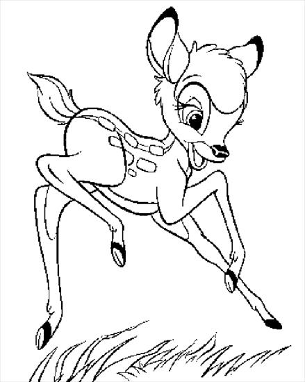Bambi - Bambi - kolorowanka 14.gif