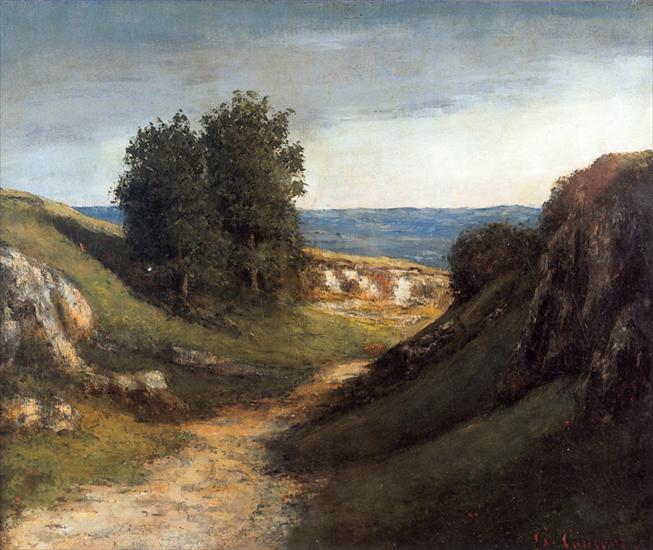 Courbet Gustave - Path to the Sea 1848-1875.jpg