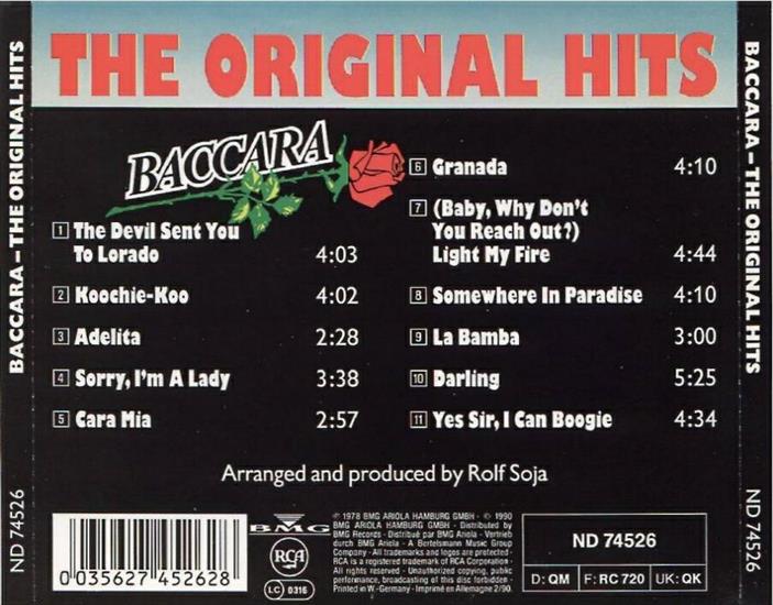 1993 - Baccara - The Original Hits - rear.jpg
