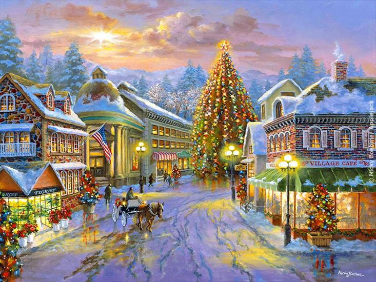 Boże Narodzenie pocztowki - Christmas Eve-Nicky Boehme.jpg