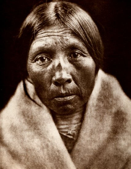 Photos of Indians Edward S. Curtis - 1910-1925 Edward S. Curtis  Owl Old Woman, Sarsi.jpg