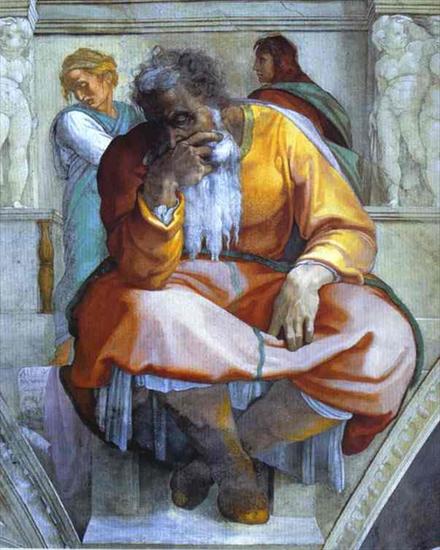 Michał Anioł - Michelangelo - The Prophet Jeremiah.JPG